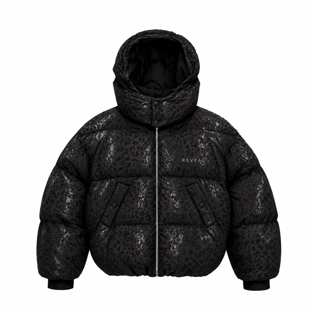 Reveal™ Su Reaktif Leopar Şişme Mont